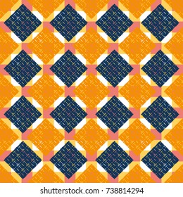 Abstract color seamless pattern for background texture.