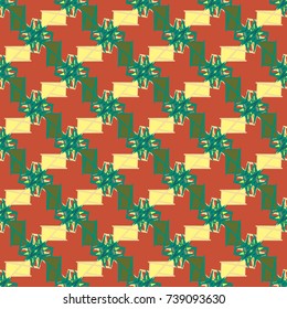 Abstract color seamless pattern for background texture.