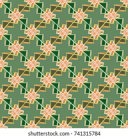 Abstract color seamless pattern for background texture.