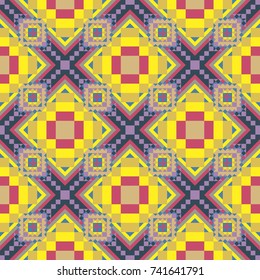 Abstract color seamless pattern for background texture.
