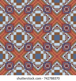 Abstract color seamless pattern for background texture.