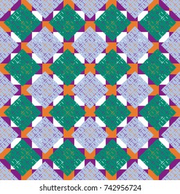 Abstract color seamless pattern for background texture.