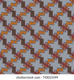 Abstract color seamless pattern for background texture.