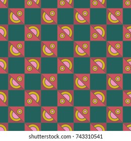 Abstract color seamless pattern for background texture.