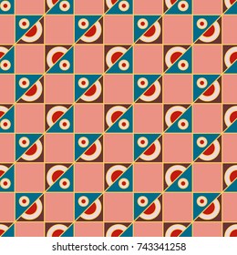 Abstract color seamless pattern for background texture.
