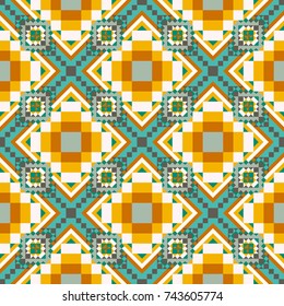 Abstract color seamless pattern for background texture.