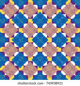 Abstract color seamless pattern for background texture.