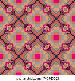 Abstract color seamless pattern for background texture.