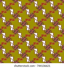 Abstract color seamless pattern for background texture.