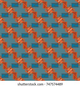 Abstract color seamless pattern for background texture.