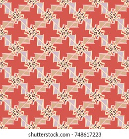 Abstract color seamless pattern for background texture.