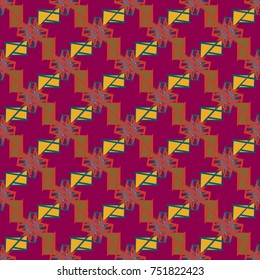 Abstract color seamless pattern for background texture.