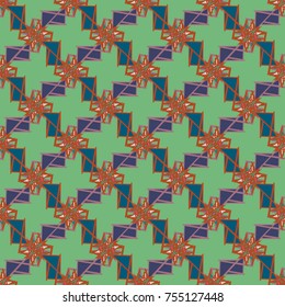 Abstract color seamless pattern for background texture.