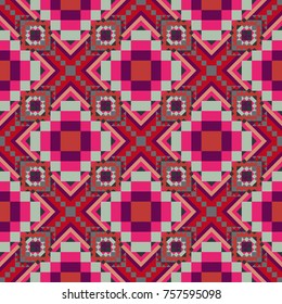 Abstract color seamless pattern for background texture.