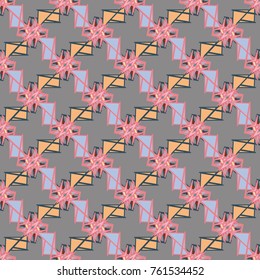 Abstract color seamless pattern for background texture.