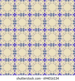 Abstract color seamless pattern. Fashion graphic background design. Modern stylish abstract texture. Colorful template for prints, textiles, wrapping, wallpaper, website etc. Vector illustration