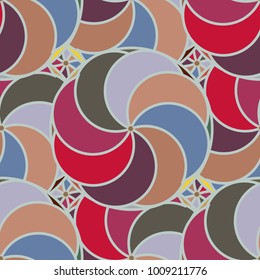 Abstract color seamless pattern for new background.