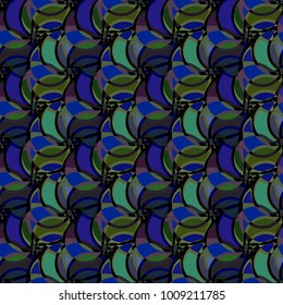 Abstract color seamless pattern for new background.