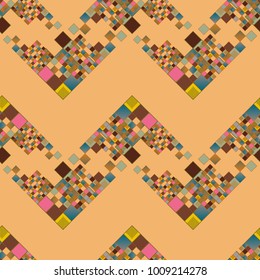 Abstract color seamless pattern for new background.