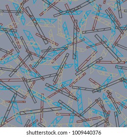 Abstract color seamless pattern for new background.