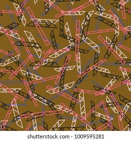 Abstract color seamless pattern for new background.