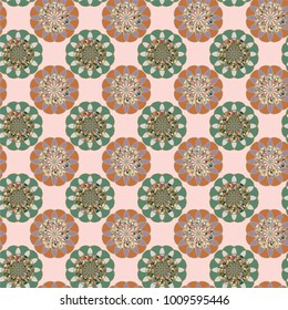 Abstract color seamless pattern for new background.