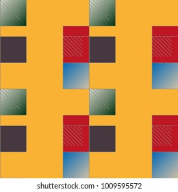 Abstract color seamless pattern for new background.