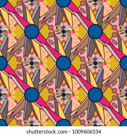 Abstract color seamless pattern for new background.