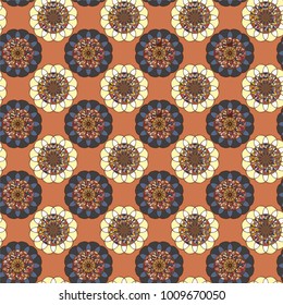 Abstract color seamless pattern for new background.