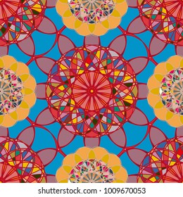 Abstract color seamless pattern for new background.