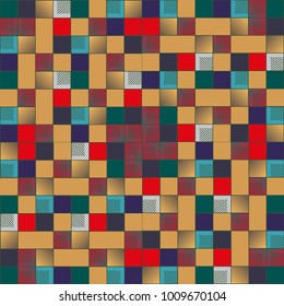 Abstract color seamless pattern for new background.