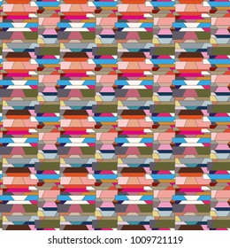 Abstract color seamless pattern for new background.