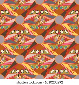 Abstract color seamless pattern for new background.