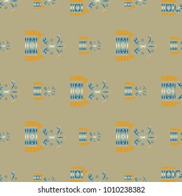 Abstract color seamless pattern for new background.
