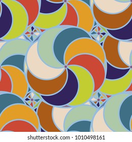 Abstract color seamless pattern for new background.