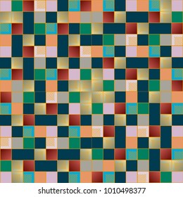 Abstract color seamless pattern for new background.