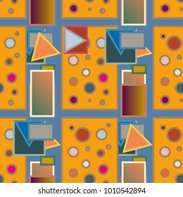 Abstract color seamless pattern for new background.