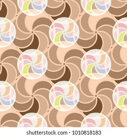 Abstract color seamless pattern for new background.