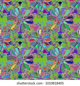 Abstract color seamless pattern for new background.