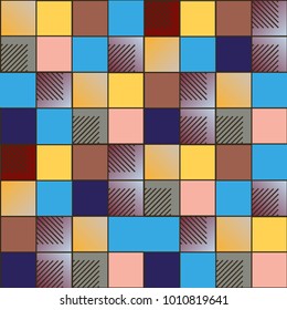 Abstract color seamless pattern for new background.