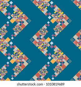 Abstract color seamless pattern for new background.