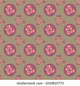Abstract color seamless pattern for new background.