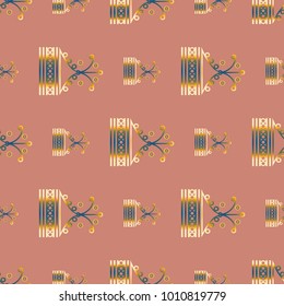 Abstract color seamless pattern for new background.