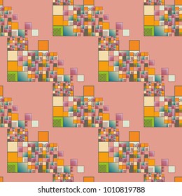 Abstract color seamless pattern for new background.