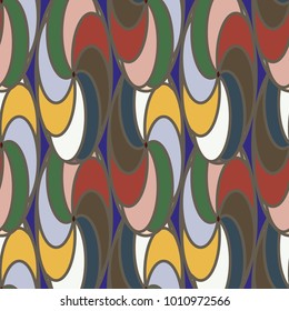 Abstract color seamless pattern for new background.