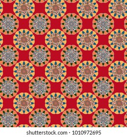 Abstract color seamless pattern for new background.