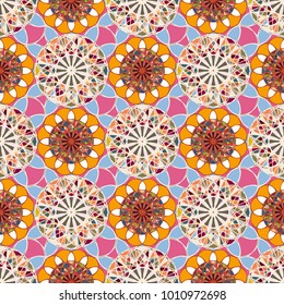 Abstract color seamless pattern for new background.