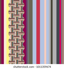 Abstract color seamless pattern for new background.