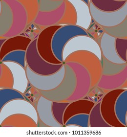 Abstract color seamless pattern for new background.