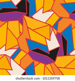 Abstract color seamless pattern for new background.